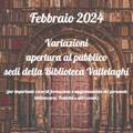 Immagine decorativa per il contenuto Febbraio 2024 variazioni orario apertura Biblioteca Vallelaghi