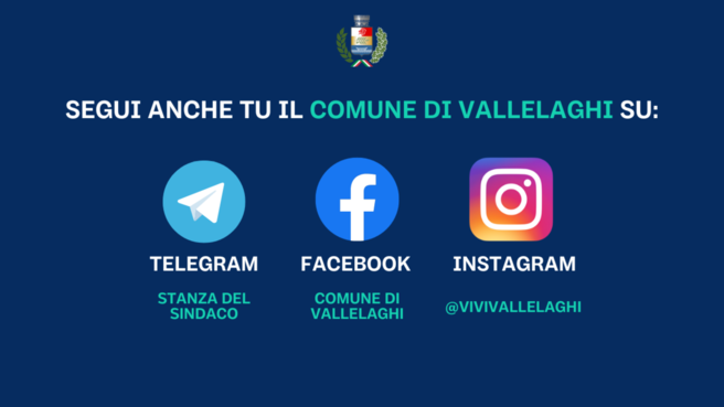 Immagine decorativa per il contenuto Il Comune di Vallelaghi è Social!
