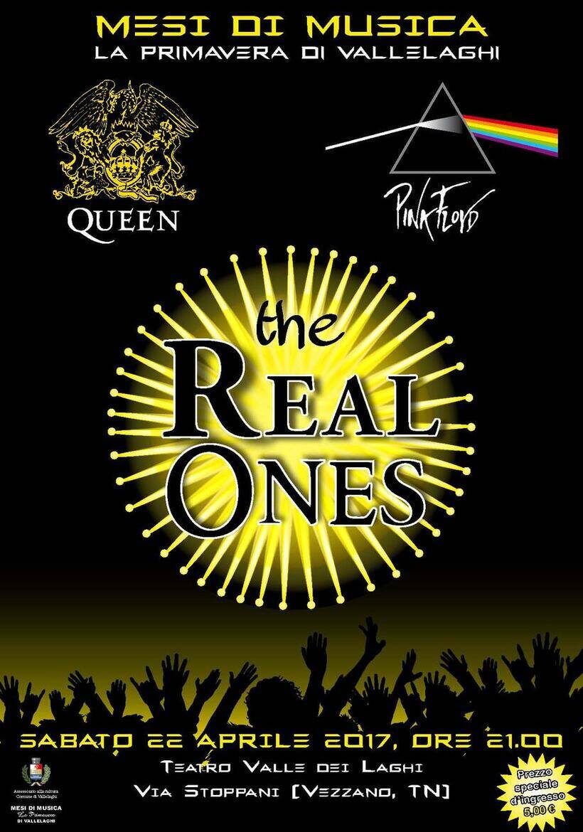 Tributo ai Pink Floyd e Queen:  uno spettacolo mozzafiato durante il quale il palco del teatro ospiterà 5 tastiere, 9 chitarristi e una strumentazione da incanto.