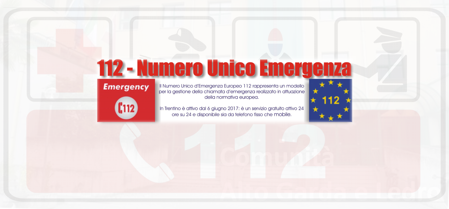 numero unico d'emergenza: 112