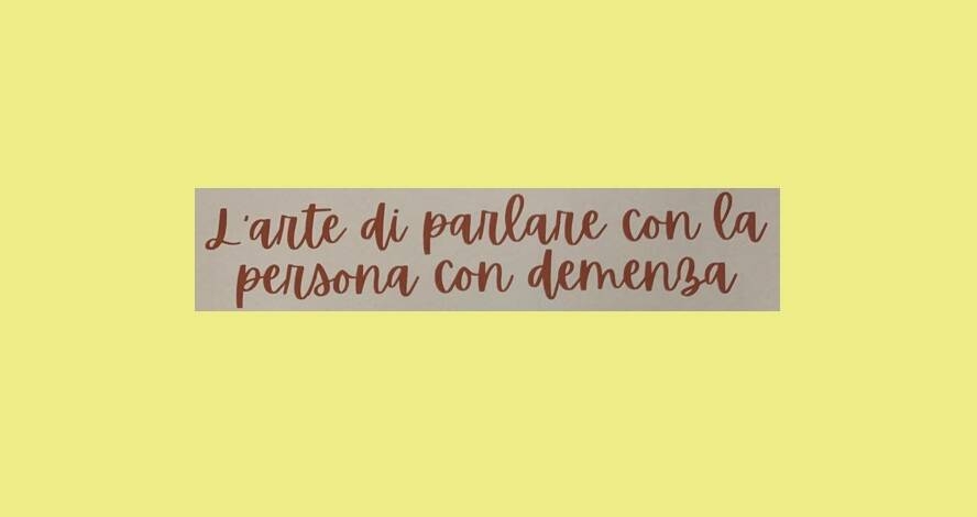 Immagine: parlare con la persona con demenza
