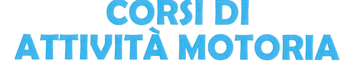 Immagine: titolo attività motoria