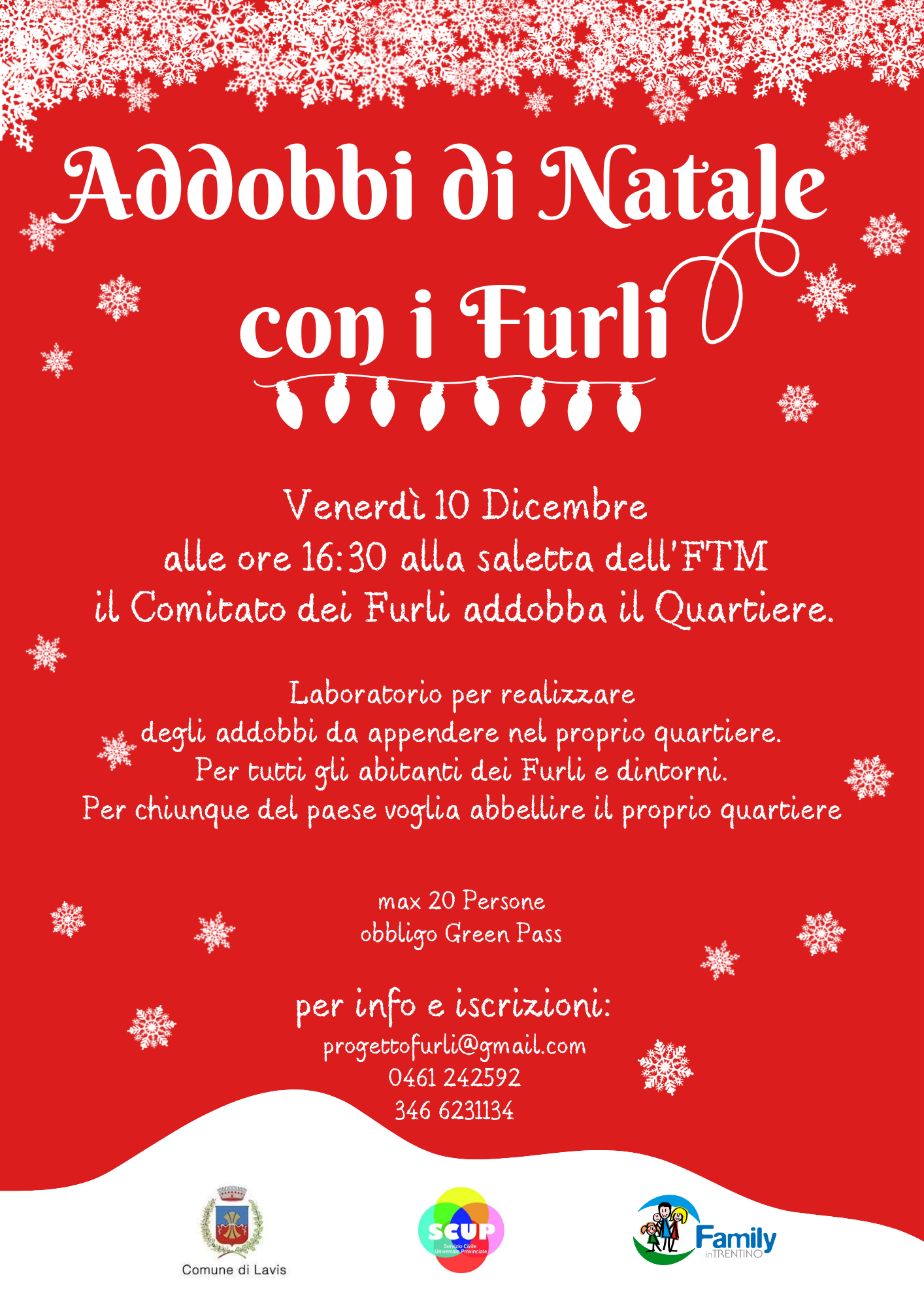 Immagine: Addobbi di natale con i Furli