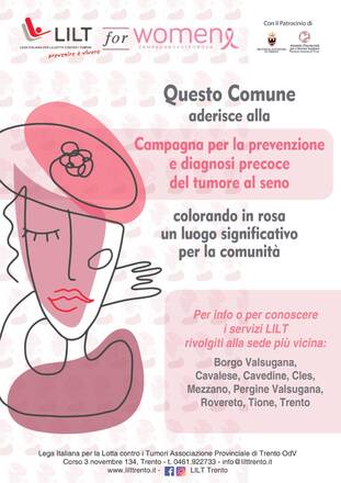 CAMPAGNA PER LA PREVENZIONE E DIAGNOSI PRECOCE DEL TUMORE AL SENO CAMPAGNA PER LA PREVENZIONE E DIAGNOSI PRECOCE DEL TUMORE AL SENO