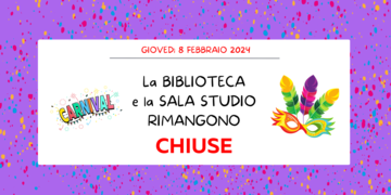 CHIUSURA GIOVEDÌ GRASSO CHIUSURA GIOVEDÌ GRASSO