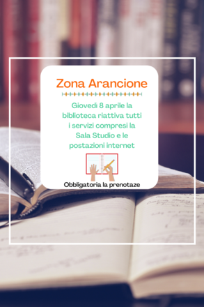 RIAPERTURA SERVIZI BIBLIOTECA RIAPERTURA SERVIZI BIBLIOTECA