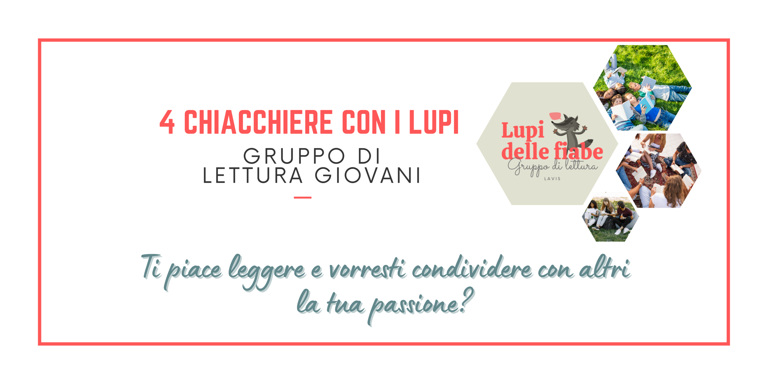 Immagine: Gruppo lettura giovani 2023 Banner