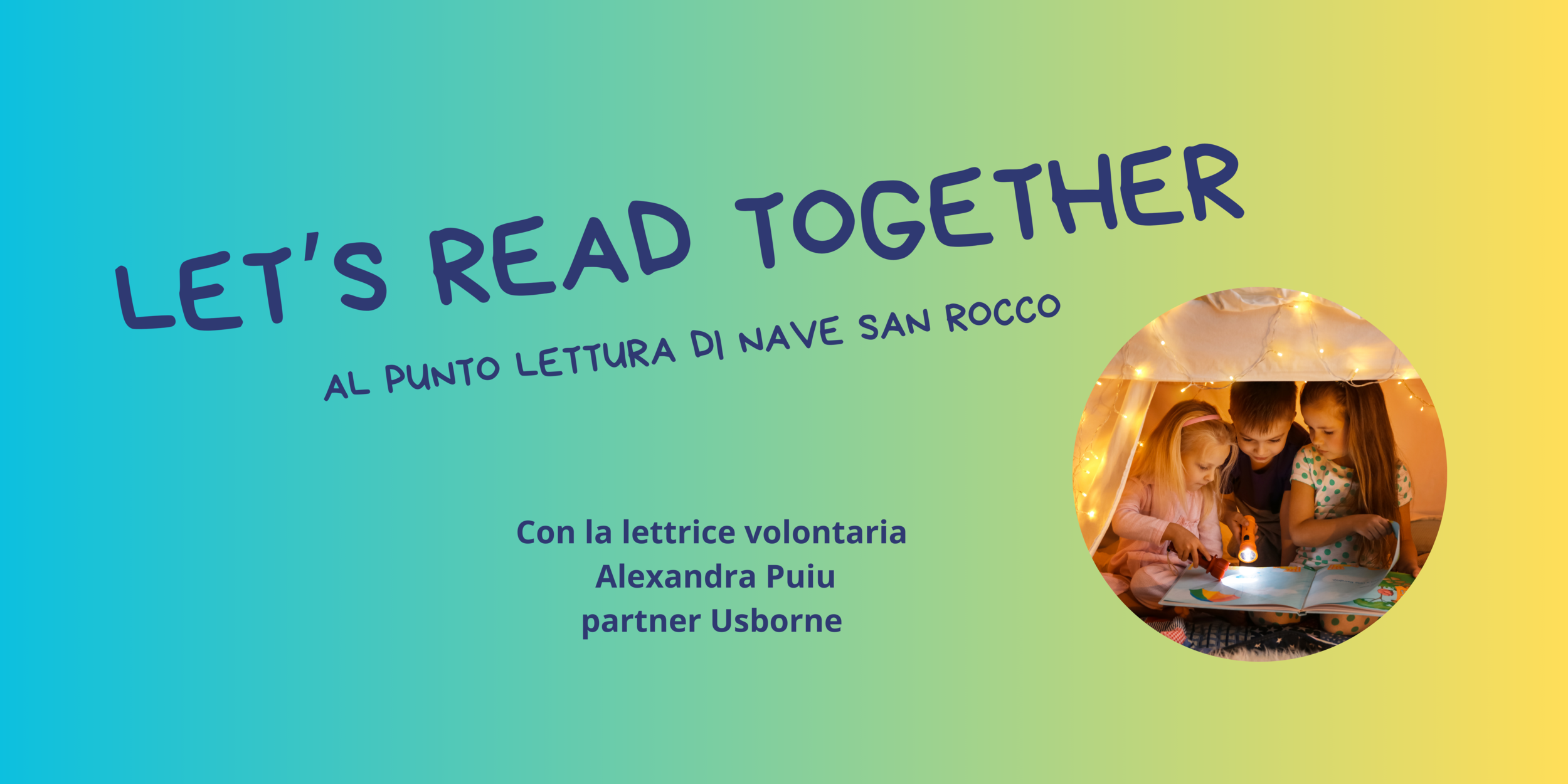 Immagine: LET’S READ TOGETHER - Banner nave
