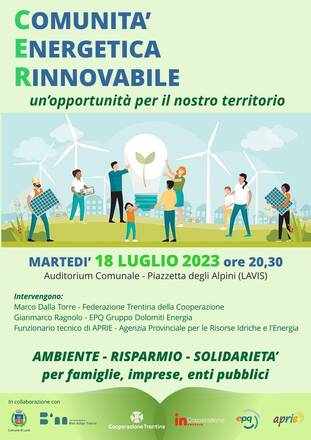 SERATA INFORMATIVA - COMUNITA' ENERGETICA RINNOVABILE _ UN'OPPORTUNITA' PER IL NOSTRO TERRITORIO  SERATA INFORMATIVA - COMUNITA' ENERGETICA RINNOVABILE _ UN'OPPORTUNITA' PER IL NOSTRO TERRITORIO