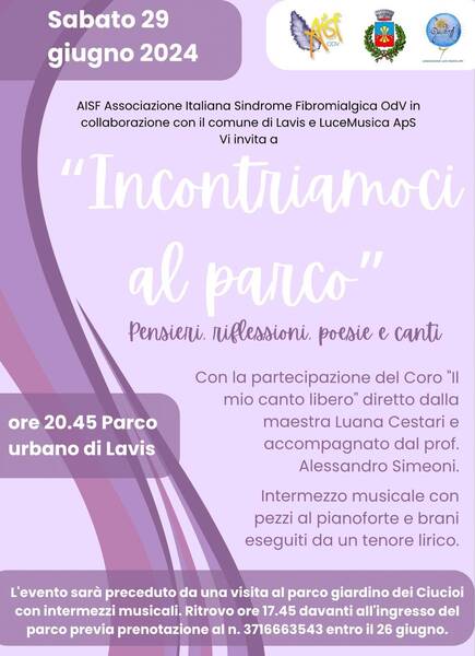 INCONTRIAMOCI AL PARCO 