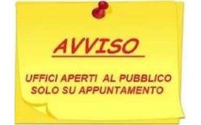 Immagine: EMERGENZA COVID 19 Accesso agli uffici comunali medium