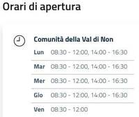 Immagine: orari apertura