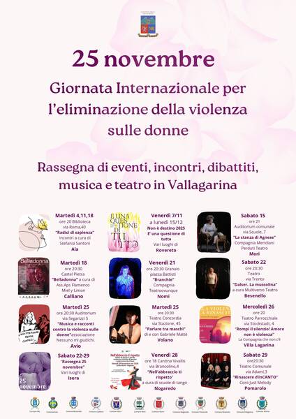 Giornata Internazionale per l’eliminazione della violenza sulle donne