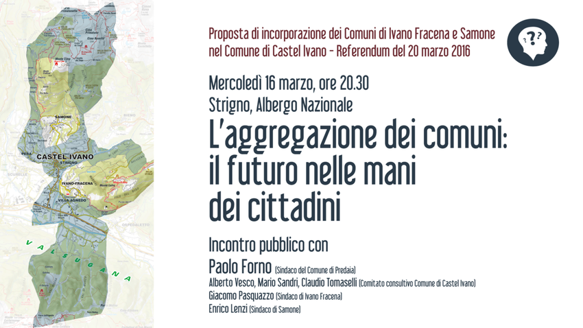 L'aggregazione dei comuni: il futuro nelle mani dei cittadini