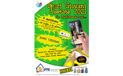 Immagine: 2021 ESTATE GIOVANI locandina promo con info 2021 def copia