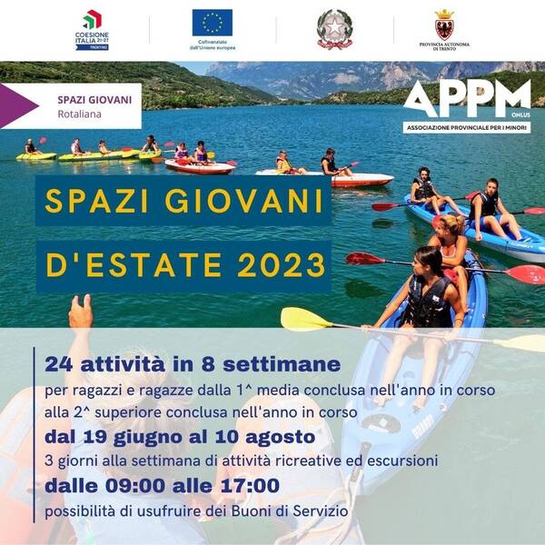SPAZIO GIOVANI D'ESTATE 2023
