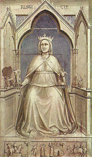Immagine Giustizia, opera di Giotto