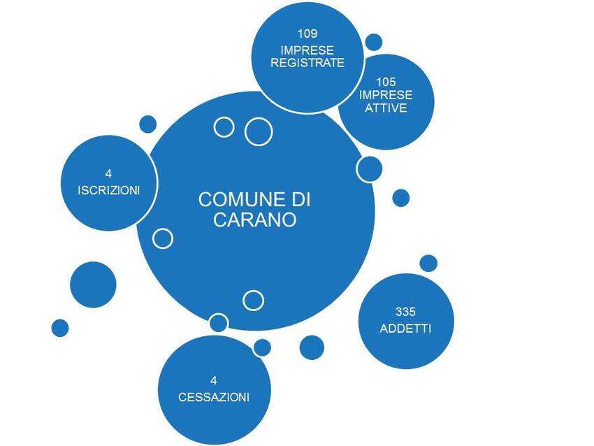 1. Imprese nel territorio del Comune di Carano