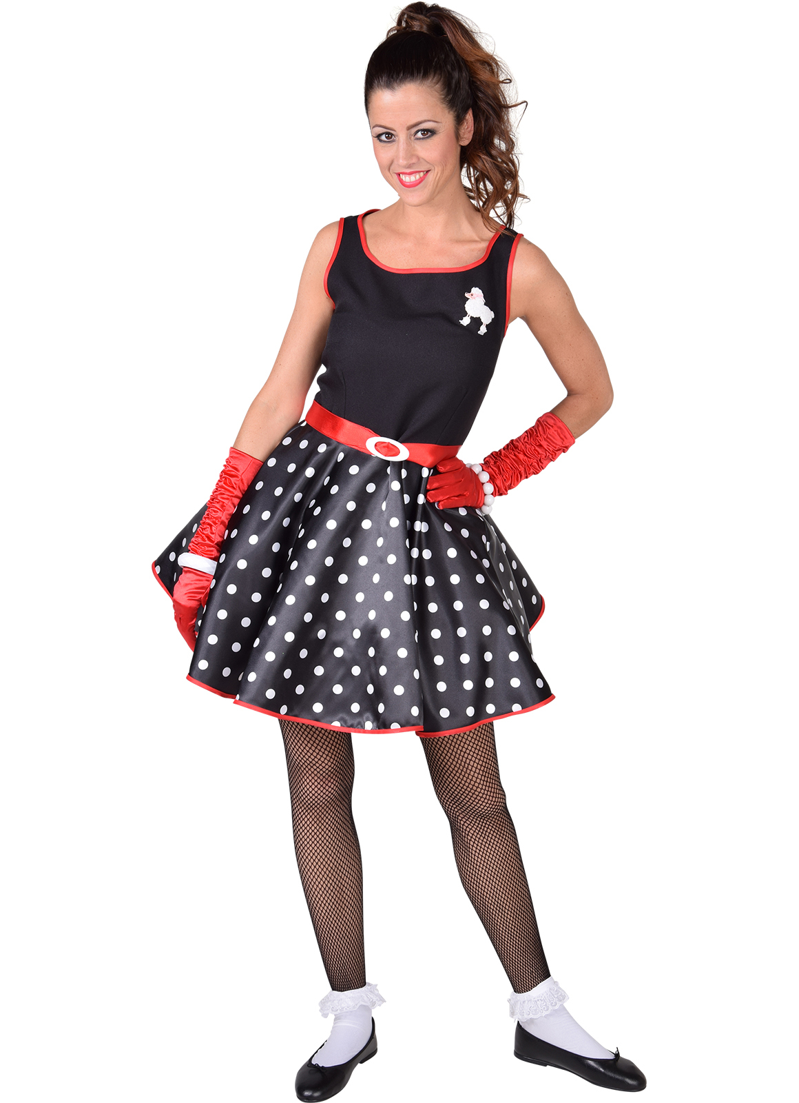 Rock roll jurk zwart