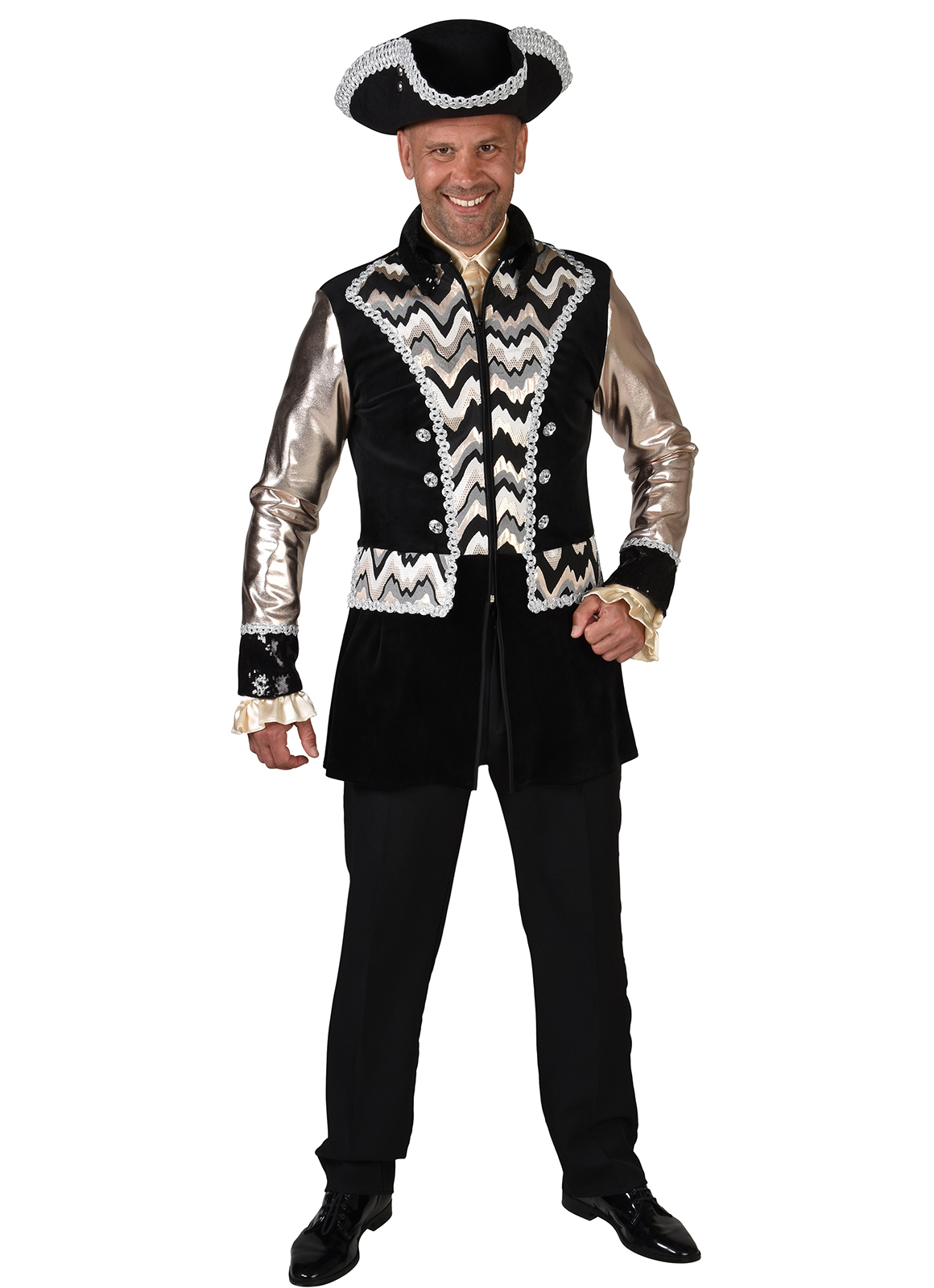 Mantel rosÃ©/goud/zilver