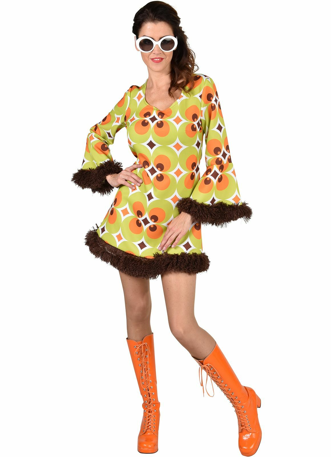 70's jurk circle green