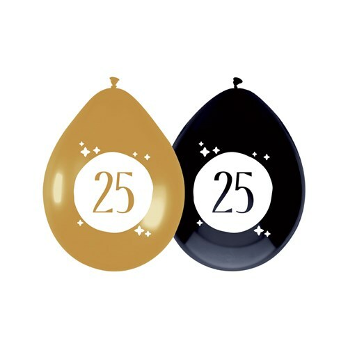 Ballonnen Festive Gold 25 30cm 6 stuks