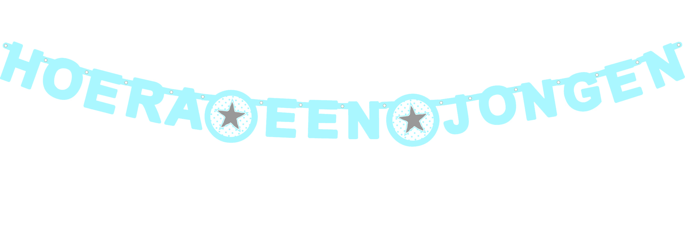 Letterguirlande zoon