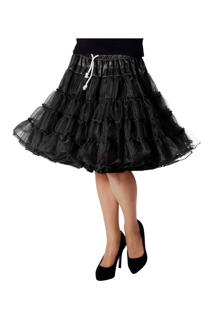 Petticoat luxe, zwart