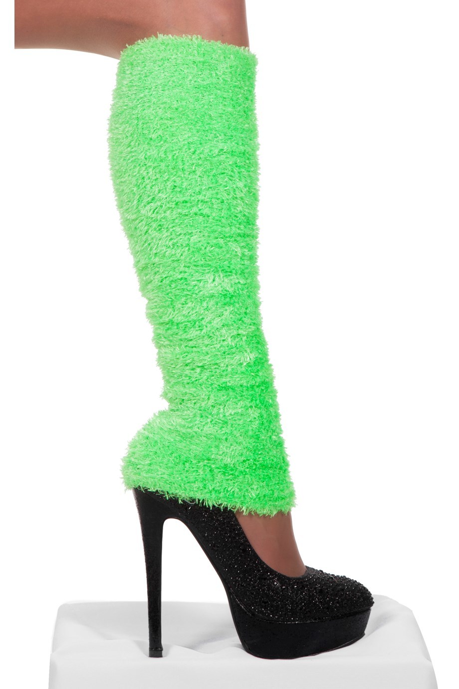 Beenwarmers neon-groen