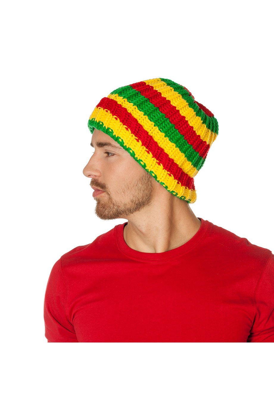 Muts rood geel groen op=op