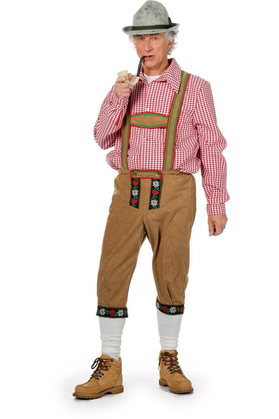 Tirolerhose suedine lang