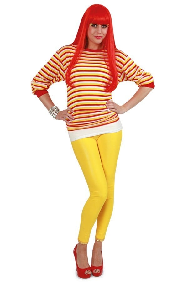 Coppens Ladies Slim Fit Dorus Rood Wit Geel coppens kopen in de aanbieding