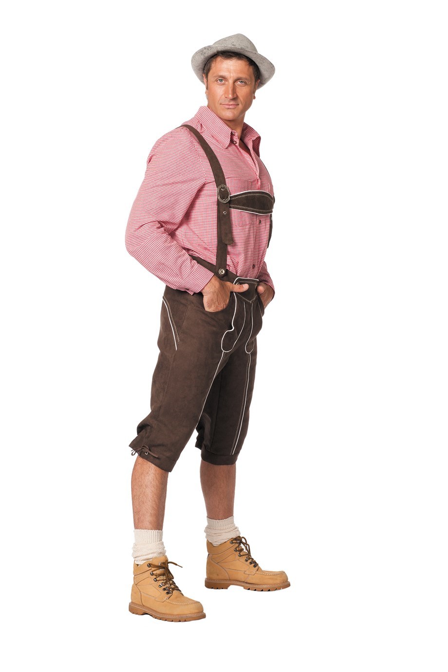 Tirolerhose de luxe bruin