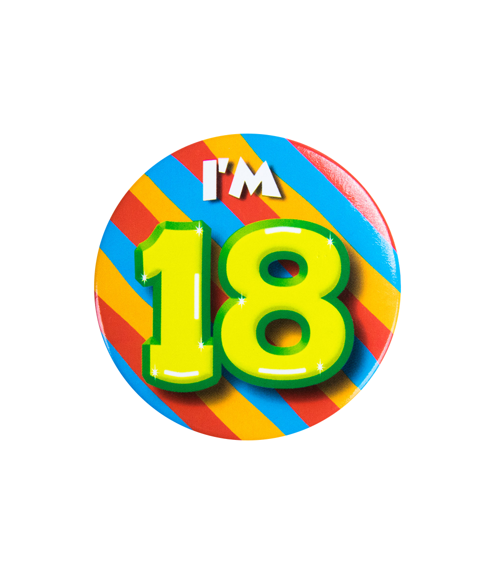 Button klein - i'm 18