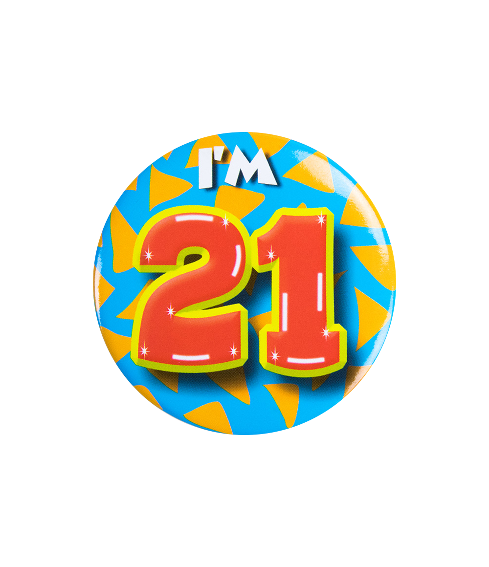 Button klein - i'm 21