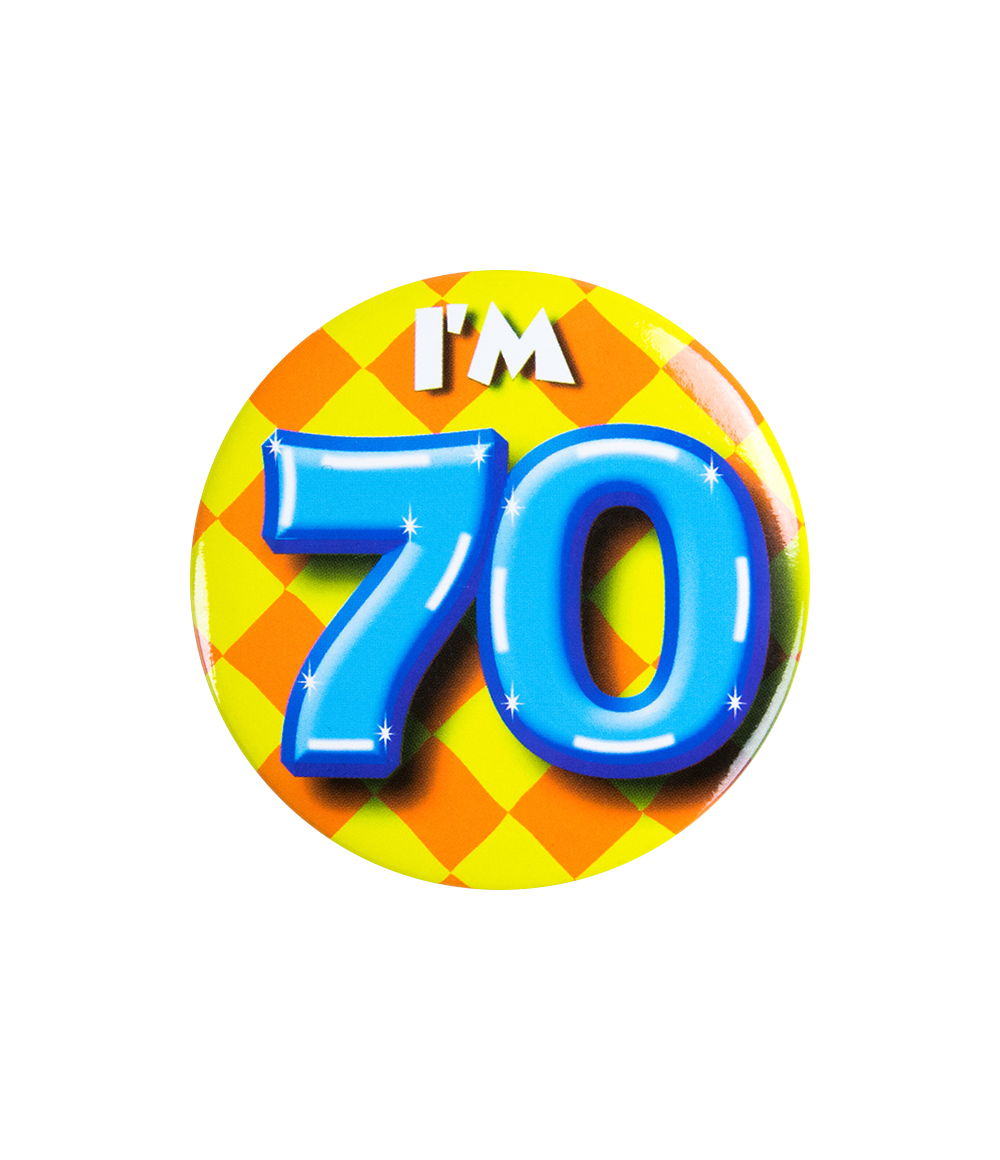 Button klein - i'm 70