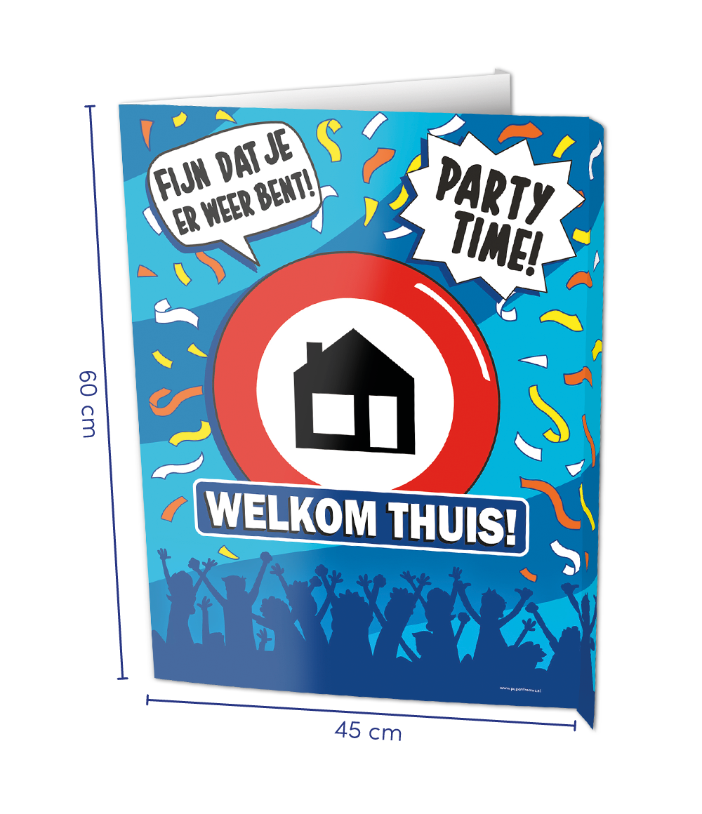 Window signs - Welkom thuis OP=OP