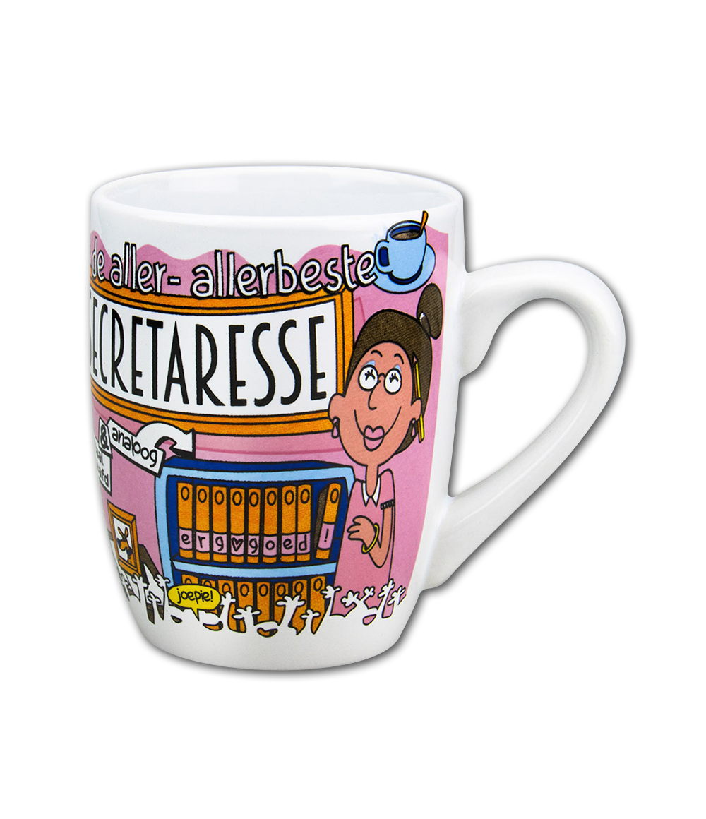 Cartoonmok Voor de aller- allerbeste secretaresse