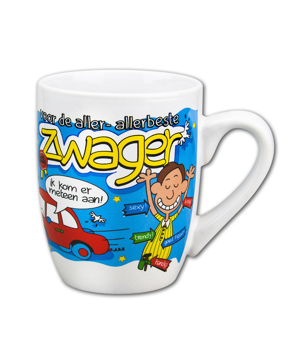 Cartoonmok Voor de aller- allerbeste zwager