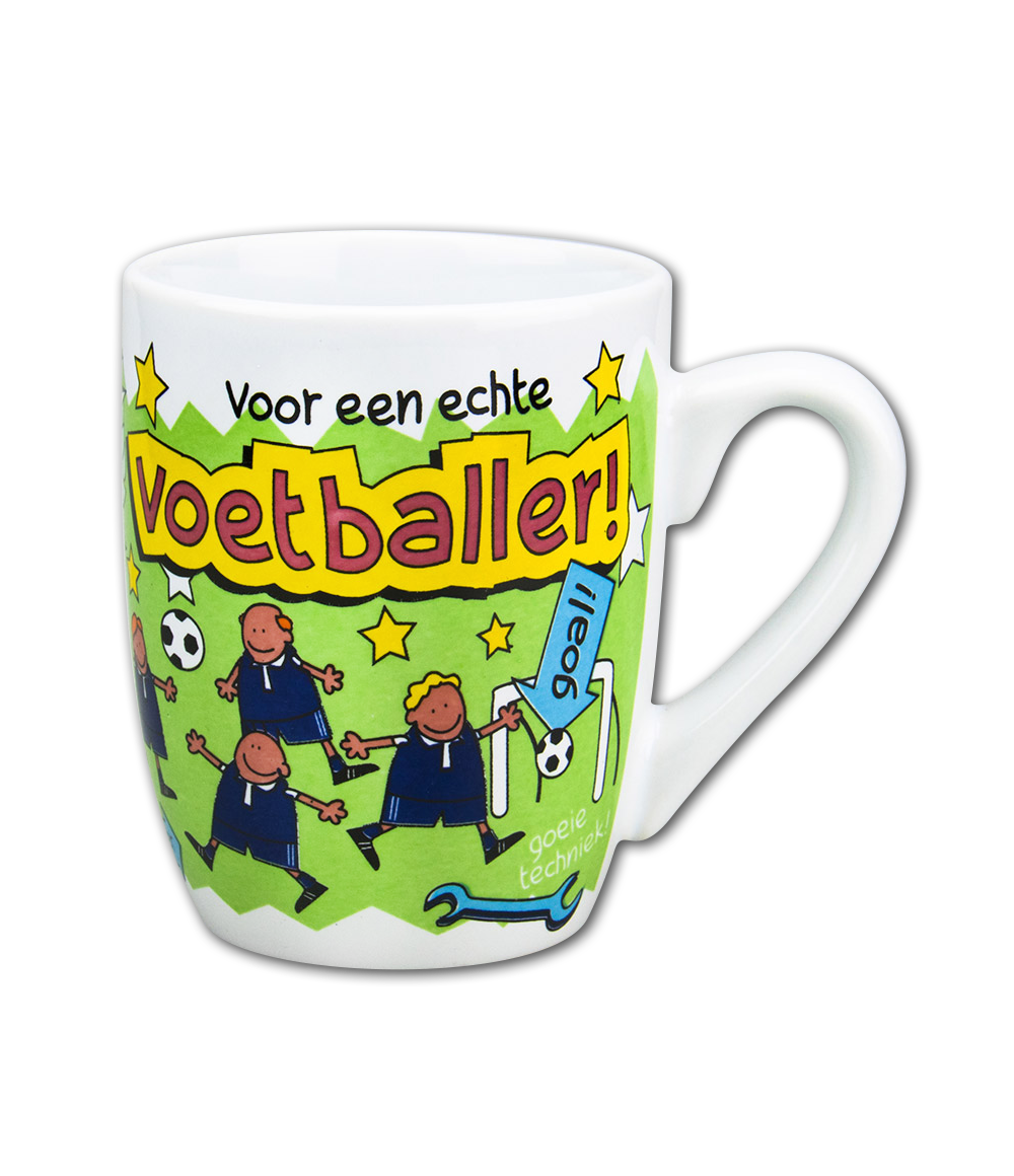 Cartoonmok Voetballer