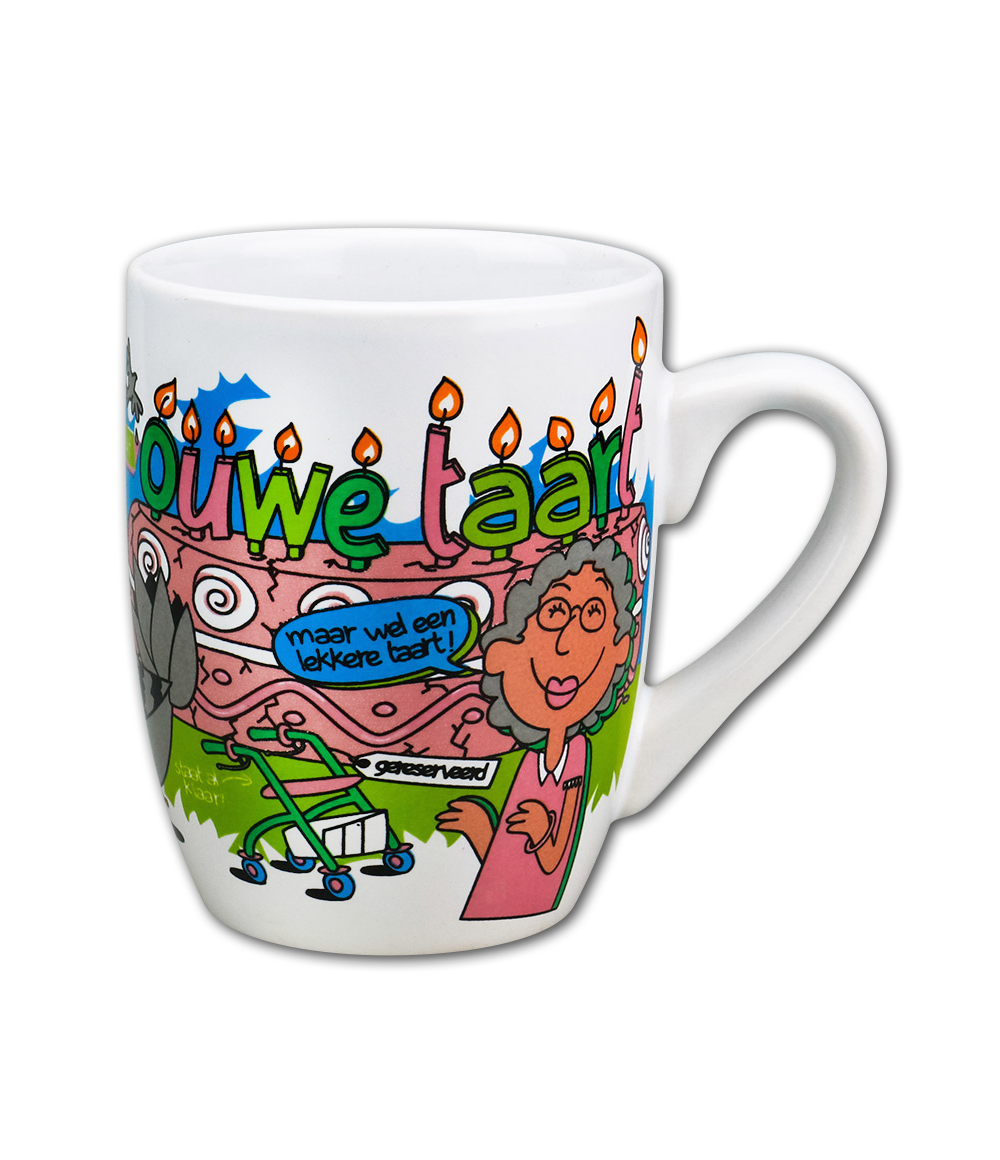 Cartoonmok Ouwe taart