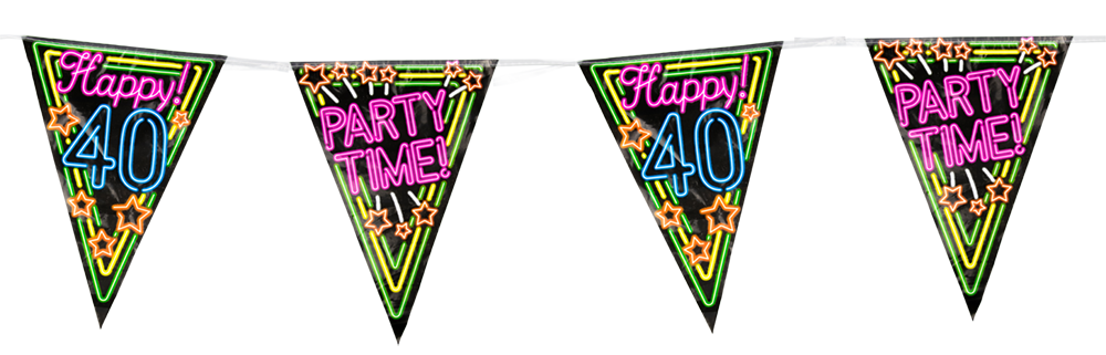 Neon party flag - 40 OP=OP