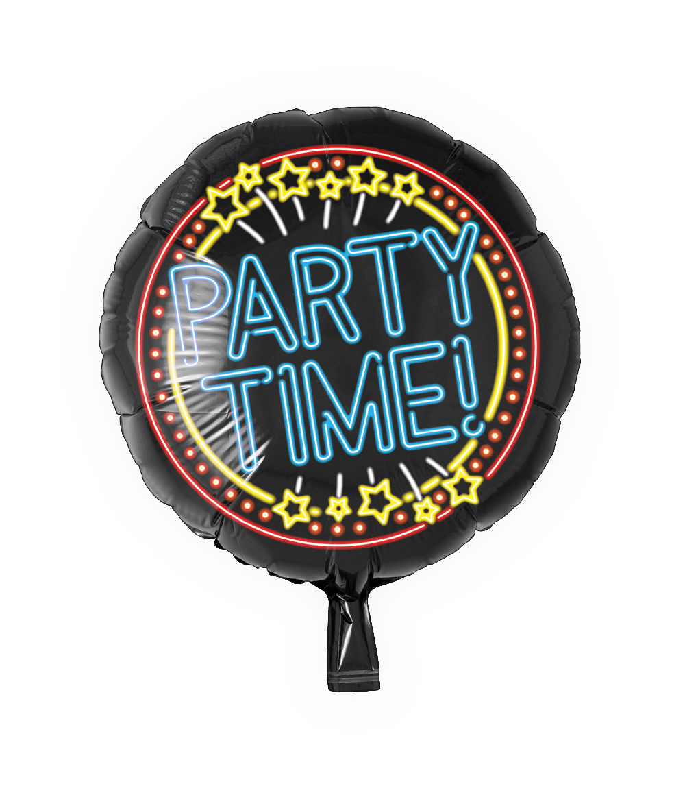 Neon Foil balloon - Party time OP=OP