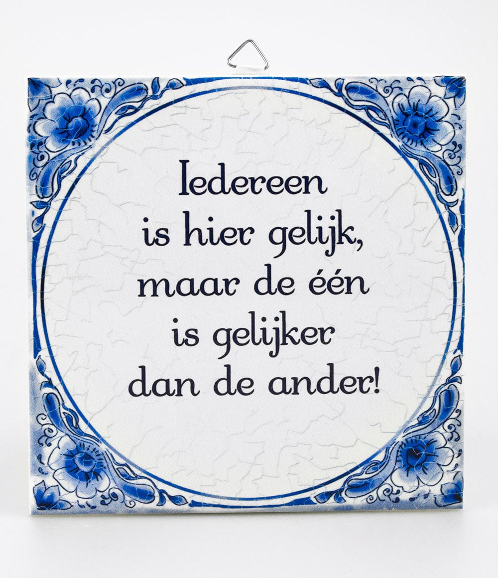 Coppens Tegels Iedereen Gelijk coppens kopen in de aanbieding