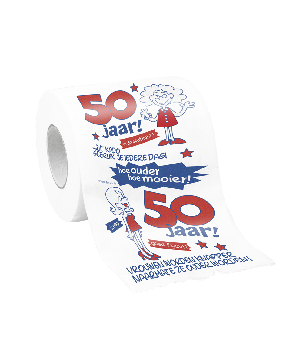 Toiletpapier - 50 vrouw