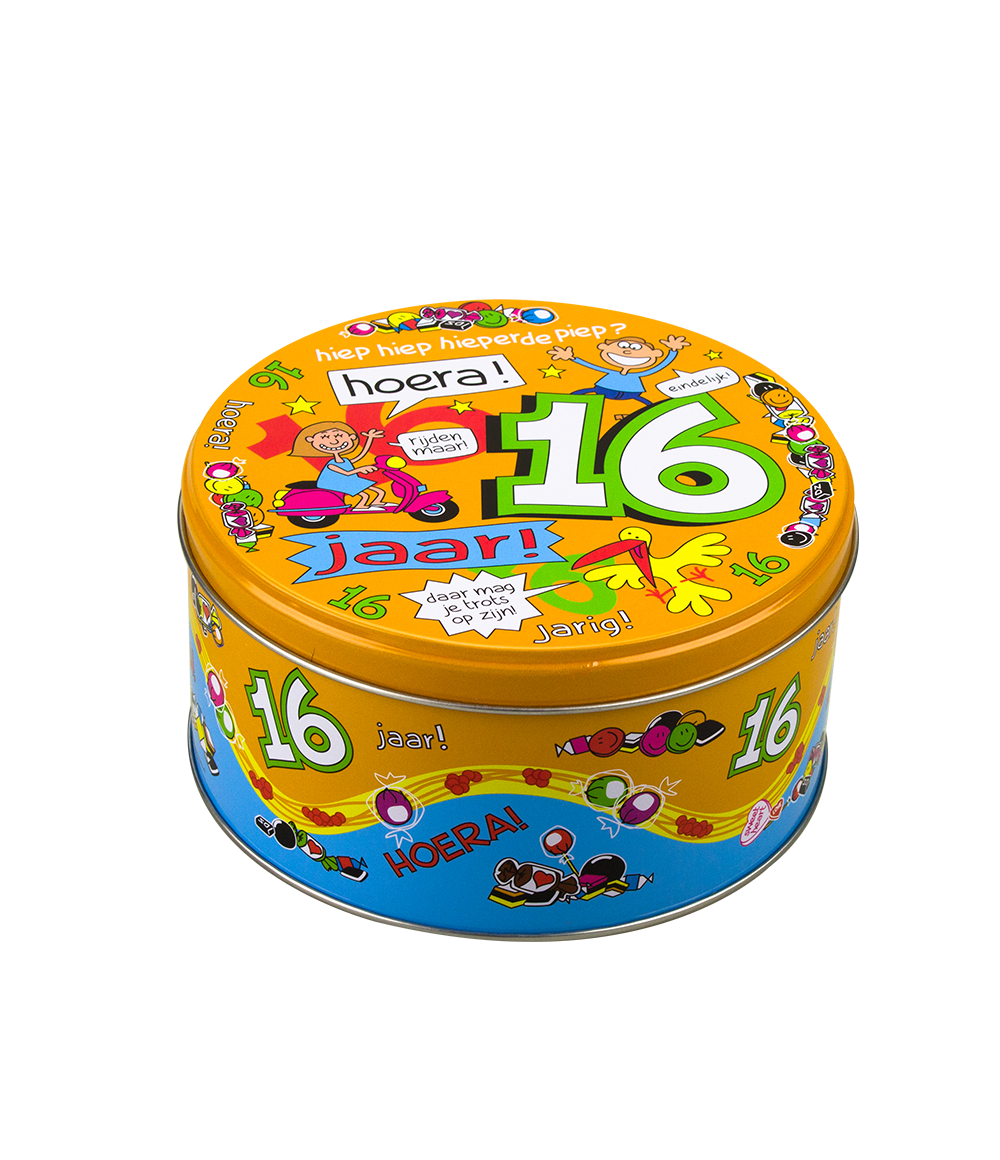 Snoeptrommel - 16 jaar