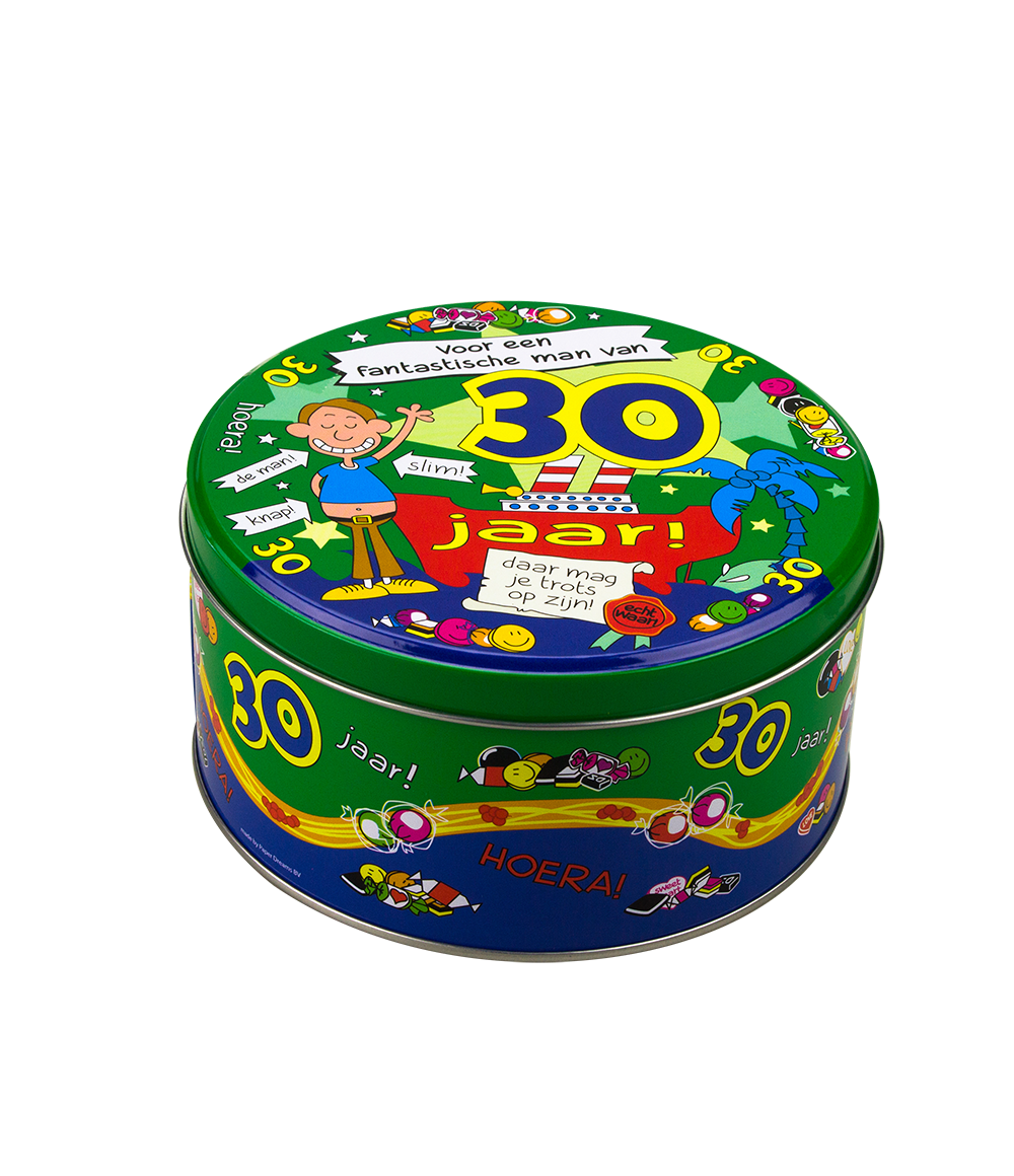 Snoeptrommel - 30 jaar man