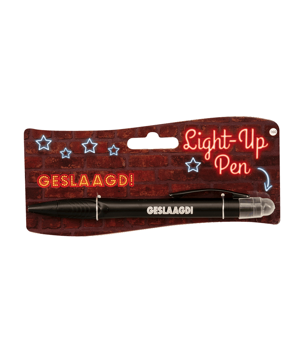 Light up pen - Geslaagd