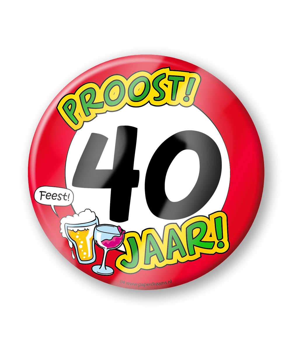 Bierviltjes met tekst 40 jaar