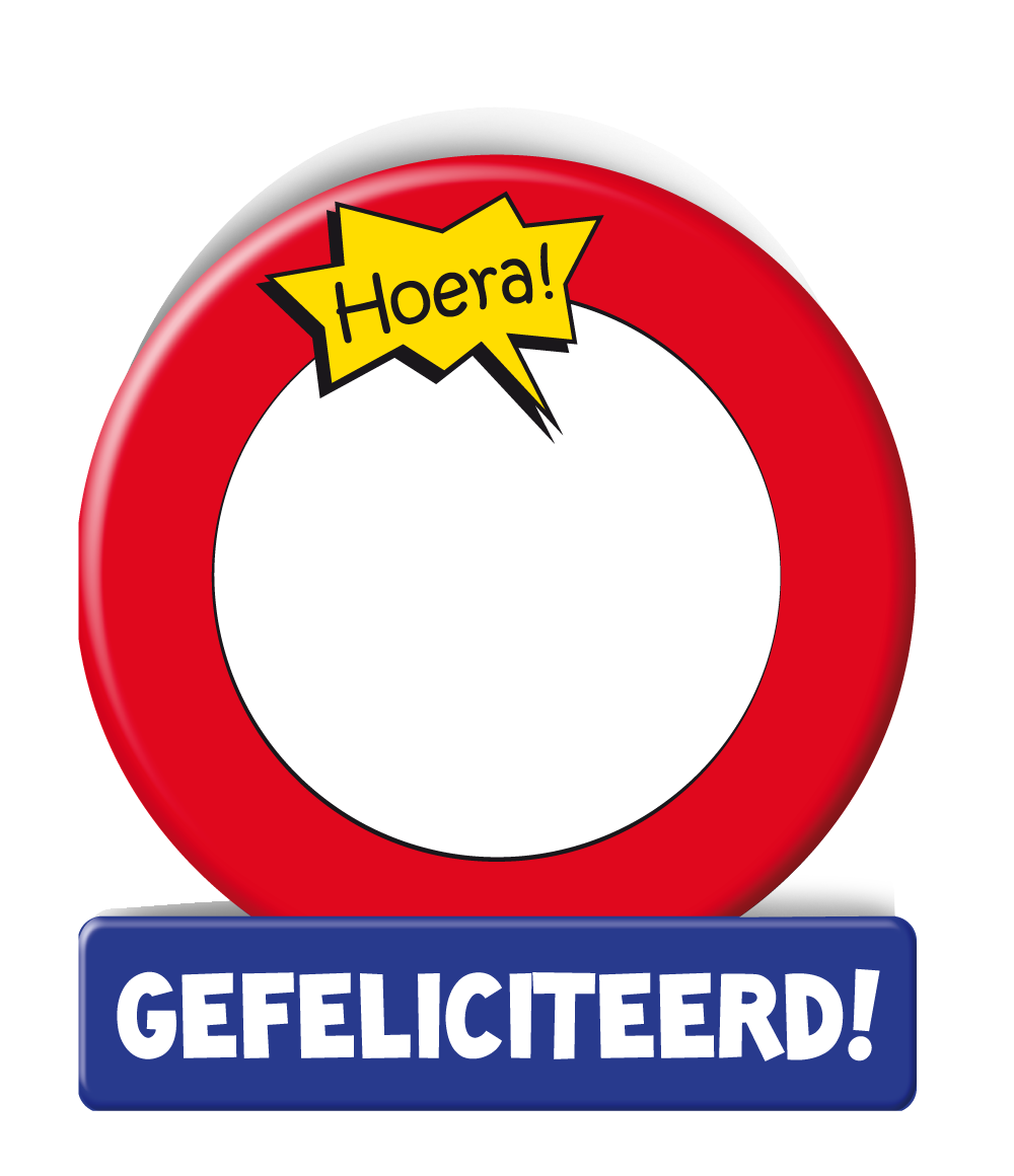 Wenskaart - Blanco verkeersbord